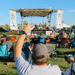 Live concert at Paws On Tap during Whitestown Summer Concert Series